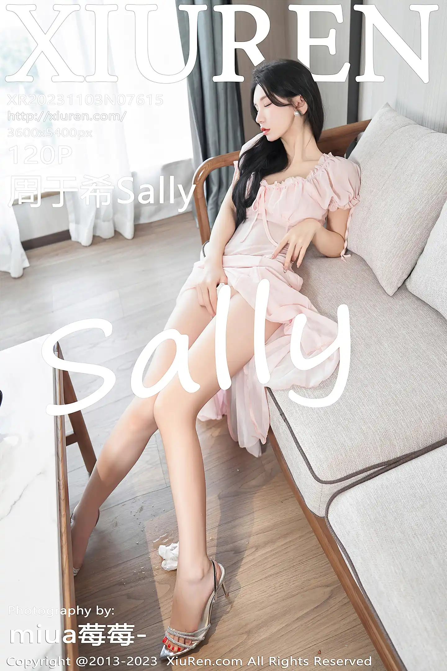[XiuRen秀人网]No.7615_女神周于希Sally私房性感粉色薄纱长裙透视秀惹火身材诱惑写真120P-秀人网 - XiuRen.Xyz
